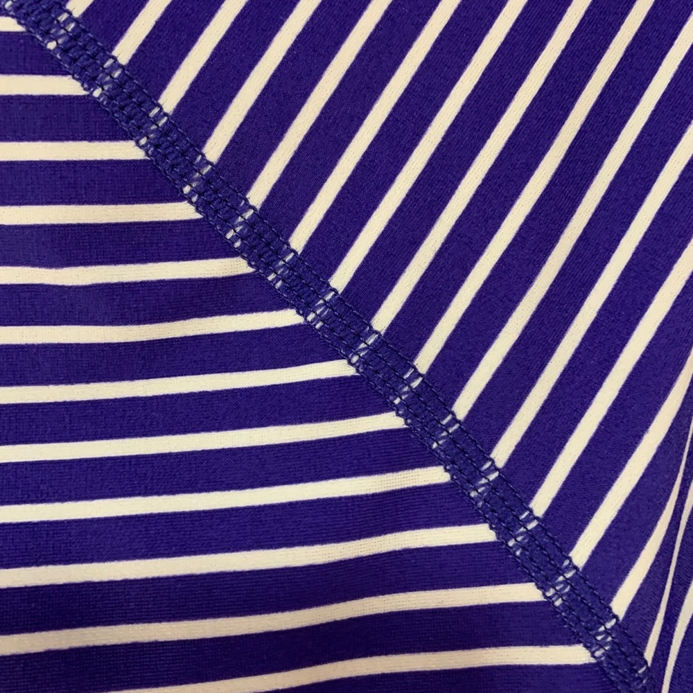 Athleta Gardenia Grove Blue Stripe Rash Guard S - Picture 6 of 6